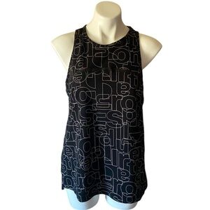 Sports Illustrated Black And White Logo Cotton Tank Top Size Large Workout